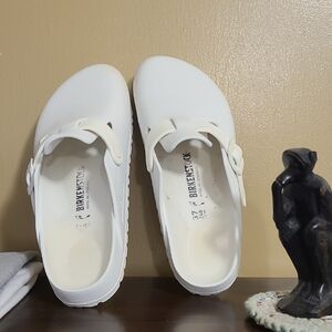 Birkenstock Classic White Slip-Ons